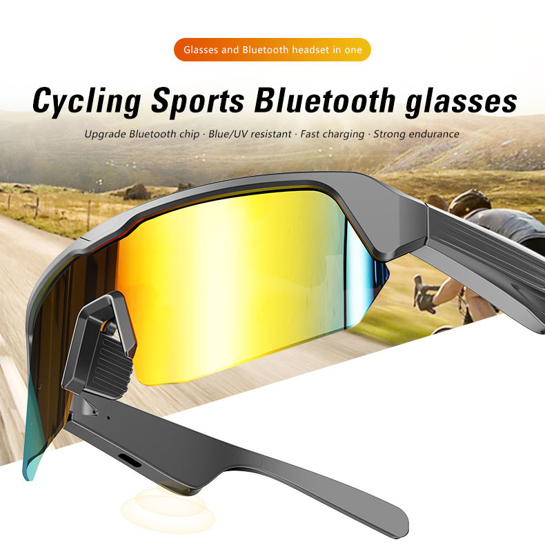 Έξυπνα γυαλιά οδήγησης Bluetooth BT 5.3 έκδοση HD Κλήση 4-5 ώρες διάρκεια ζωής της μπαταρίας για παιχνίδια / ποδήλατο / οδήγηση / τρέξιμο / ψάρεμα