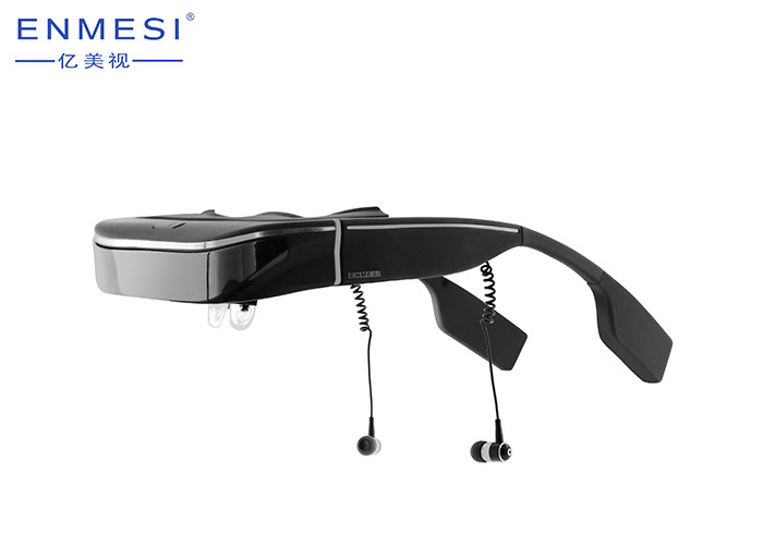 Wearable 1080P 2D Video Glasses , 98 Inch Virtual Screen Video Glasses For Android