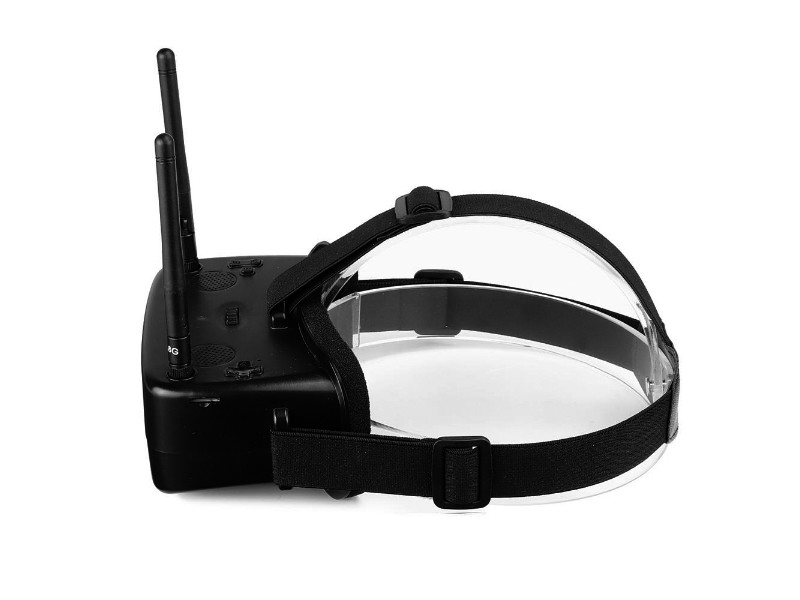 RC Glasses 300 Nits FPV Drone Goggles 48CH F2 Inch Binocular Display 3.7v 1000mAh