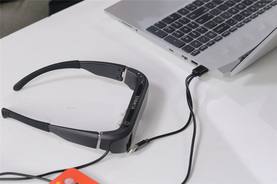 1080 P HDMI & USB C 43 βαθμούς 3D VR Smart Glasses για να παρακολουθείτε ταινίες και παιχνίδια