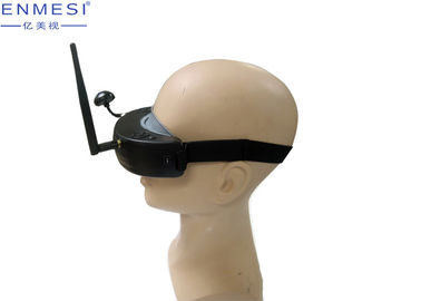 Τηλεοπτικά γυαλιά υψηλής ανάλυσης FPV, διπλή τρισδιάστατη κάσκα προστατευτικών διόπτρων Wifi FPV