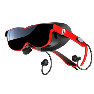 ENMESI 3840 * 1080 Resolution 70° FOV Pancake AR Smart Glasses with Magnetic Earphones