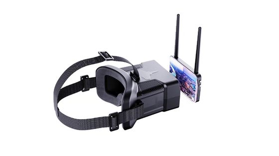 480x272 HD Ανάλυση 0-120° FOV FPV Γυαλιά με μπαταρία 600mAh για ακουστικά Drone
